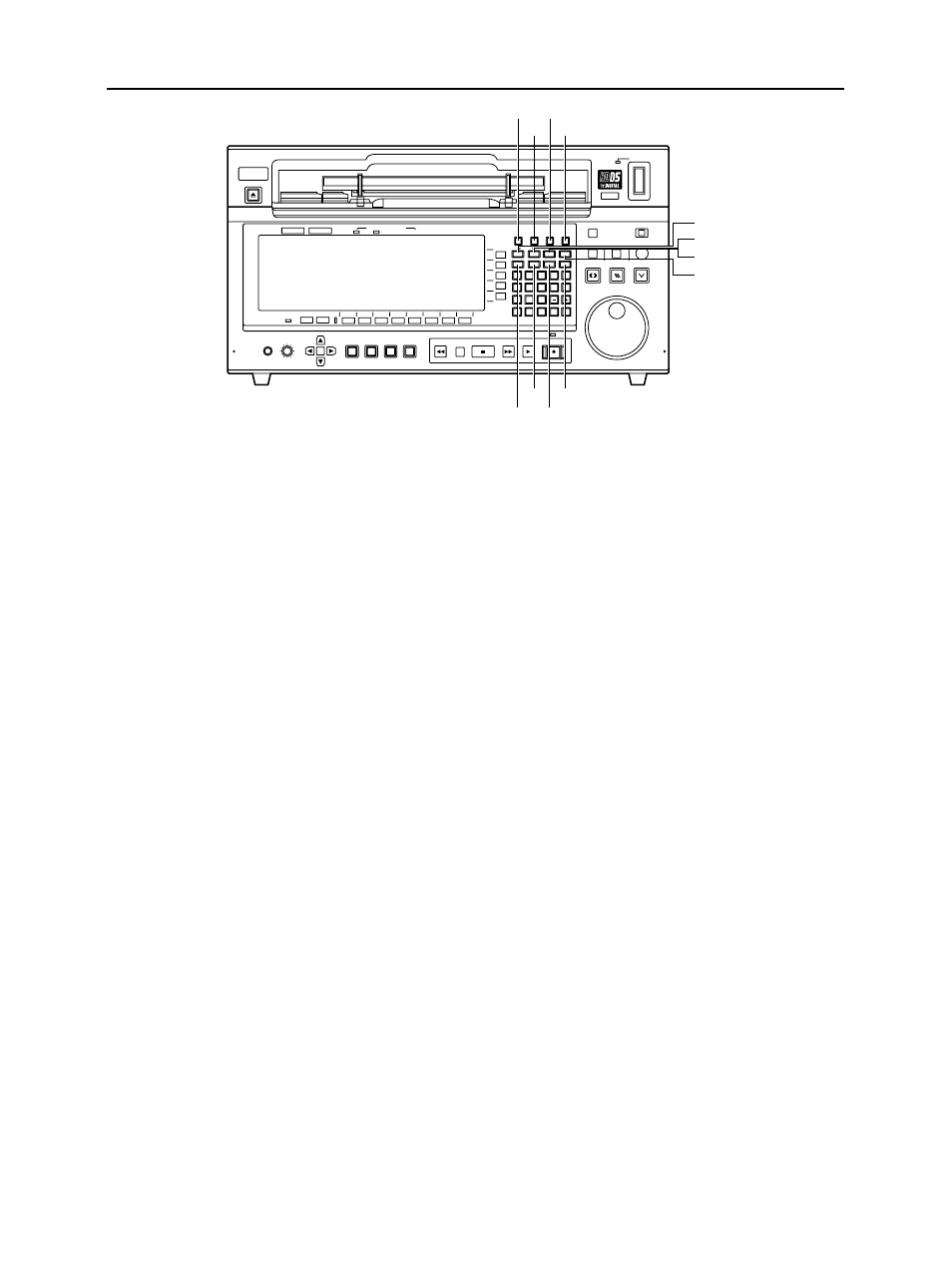 Controls and their functions, Front panel | Panasonic VQT0F74 User Manual | Page 11 / 58