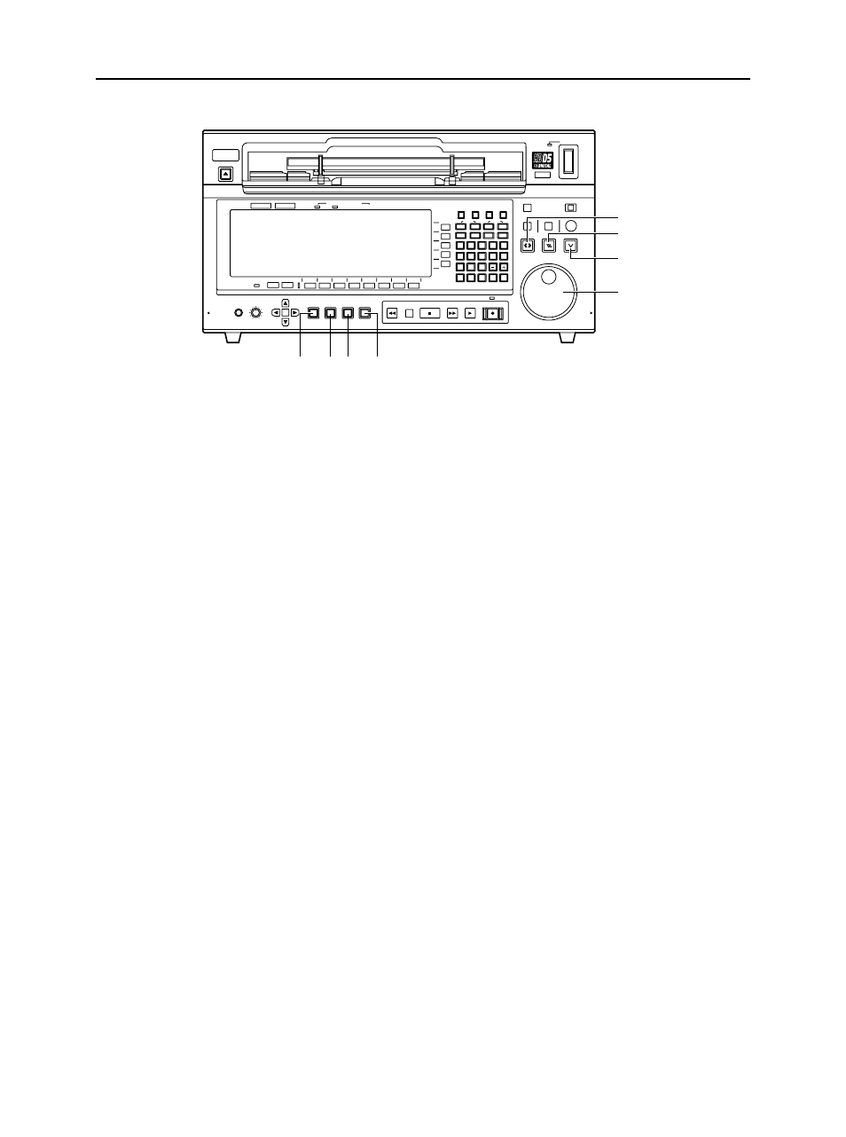 Controls and their functions, Front panel | Panasonic VQT0F74 User Manual | Page 12 / 58