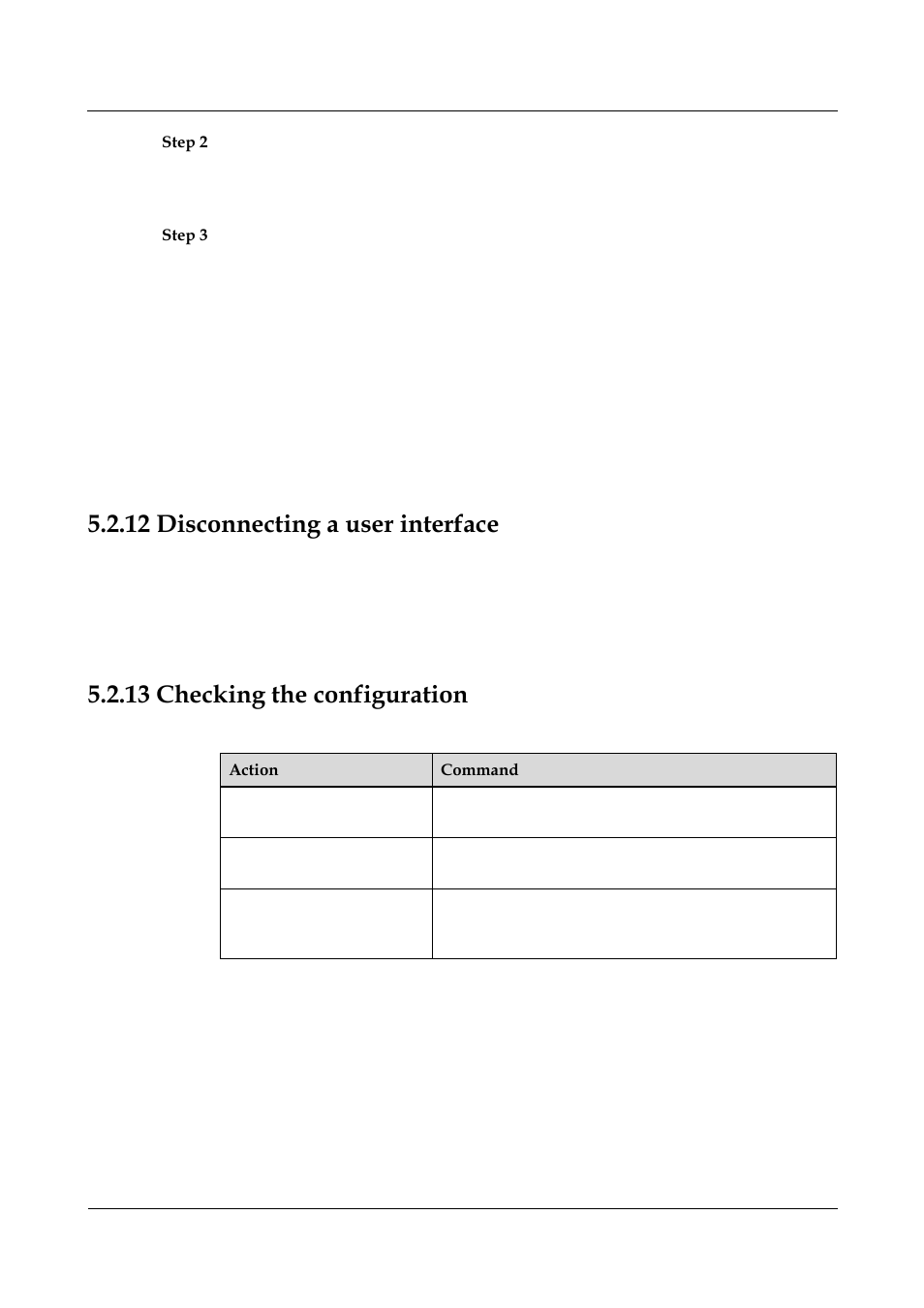 12 disconnecting a user interface, 13 checking the configuration, 12 disconnecting a user interface -11 | 13 checking the configuration -11, Disconnecting a user interface, Checking the configuration | Panasonic NN46240-501 User Manual | Page 101 / 237