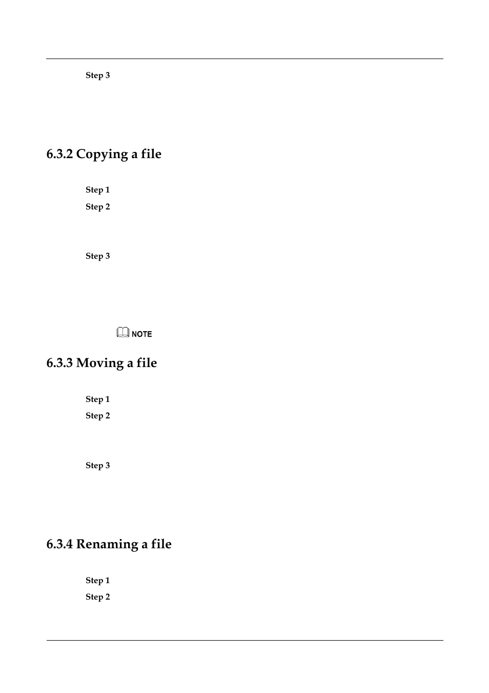 2 copying a file, 3 moving a file, 4 renaming a file | 2 copying a file -6, 3 moving a file -6, 4 renaming a file -6, Copying a file, Moving a file, Renaming a file | Panasonic NN46240-501 User Manual | Page 118 / 237