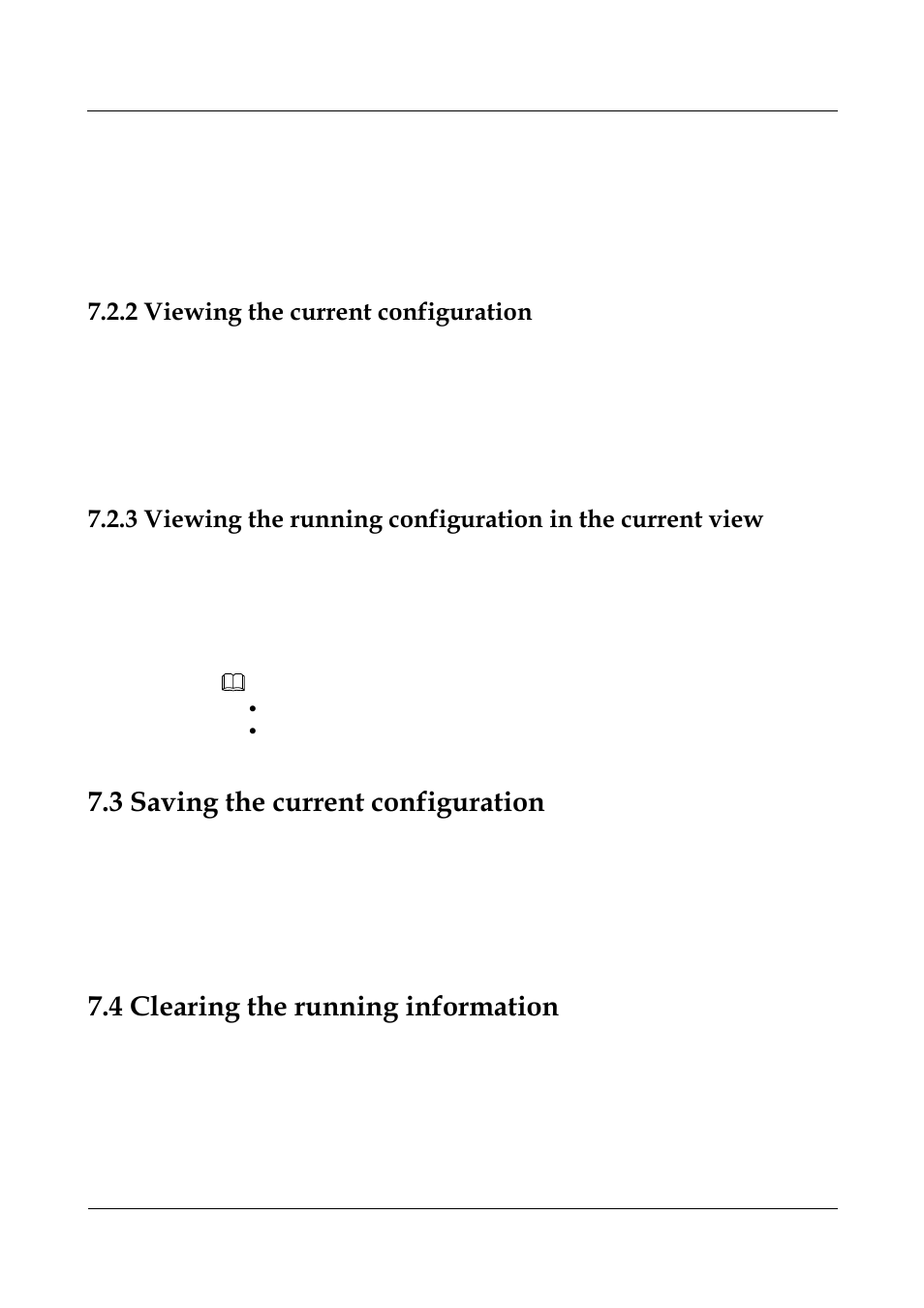 2 viewing the current configuration, 2 viewing the current configuration -3, 3 saving the current configuration | 4 clearing the running information | Panasonic NN46240-501 User Manual | Page 128 / 237