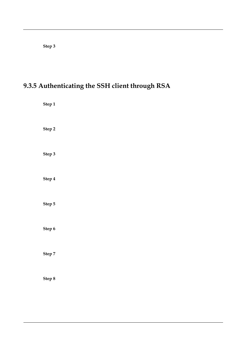 5 authenticating the ssh client through rsa, 5 authenticating the ssh client through rsa -11, Authenticating the ssh client through rsa | Panasonic NN46240-501 User Manual | Page 178 / 237