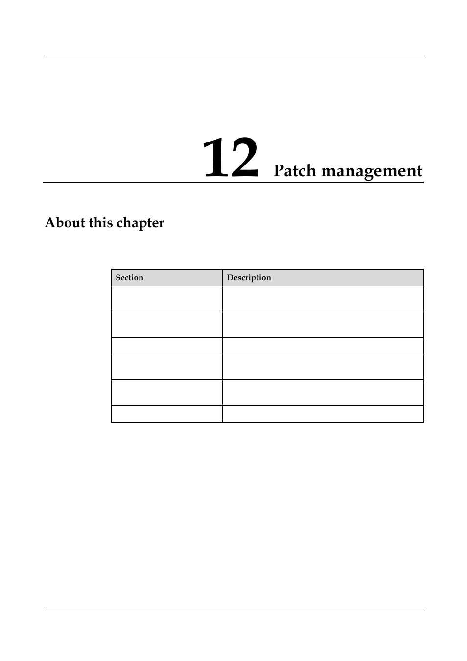 Patch management, 12 patch management -1, About this chapter | Panasonic NN46240-501 User Manual | Page 212 / 237