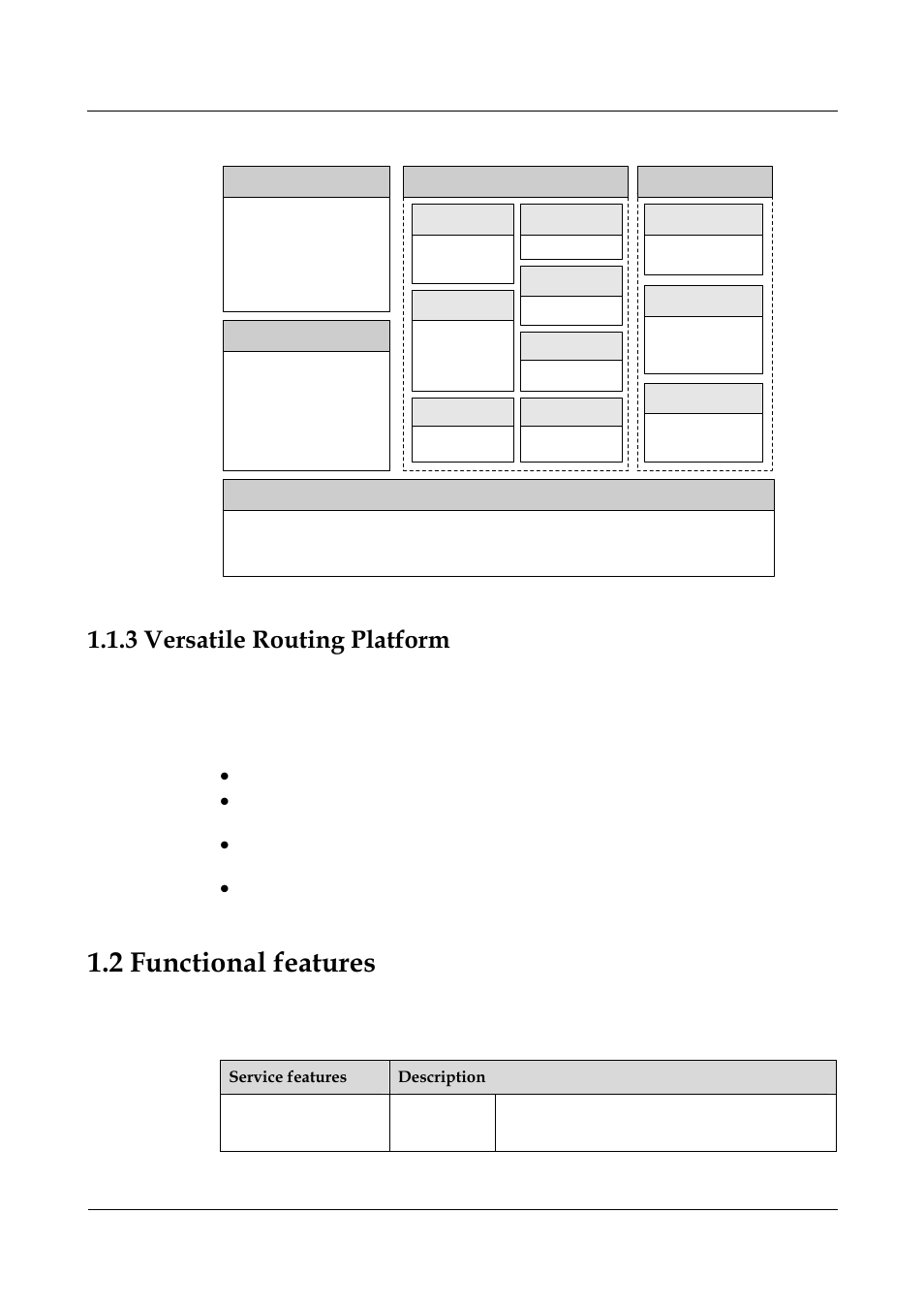 3 versatile routing platform, 3 versatile routing platform -3, 2 functional features | Panasonic NN46240-501 User Manual | Page 29 / 237
