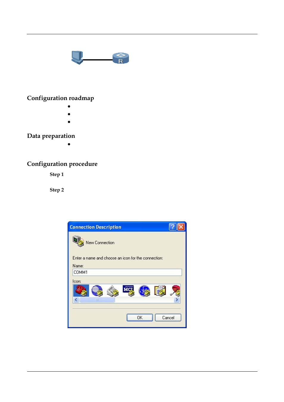 Configuration roadmap, Data preparation, Configuration procedure | Panasonic NN46240-501 User Manual | Page 55 / 237