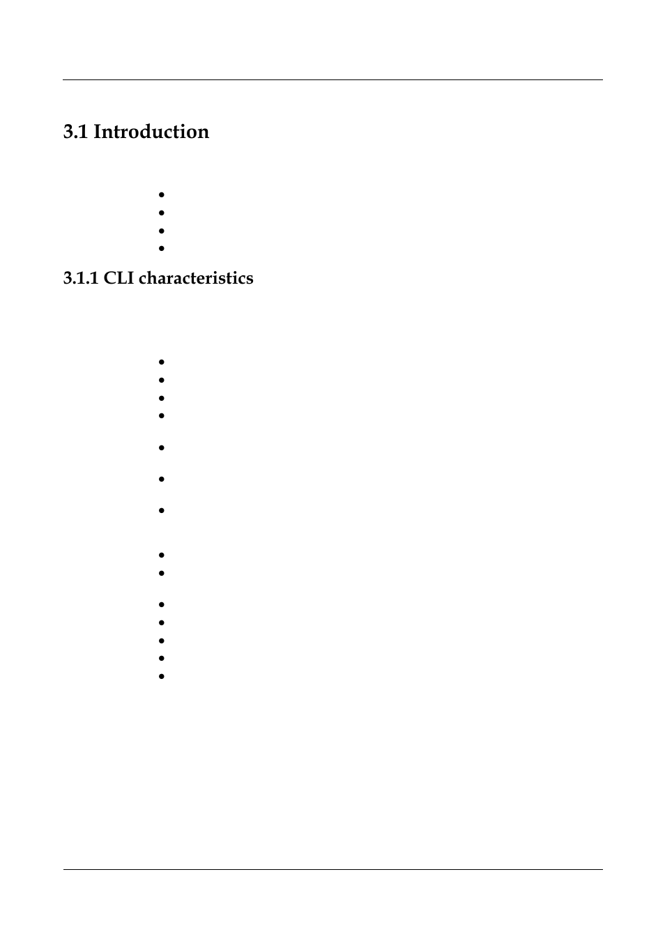 1 cli characteristics, 1 cli characteristics -2, 1 introduction | Panasonic NN46240-501 User Manual | Page 65 / 237