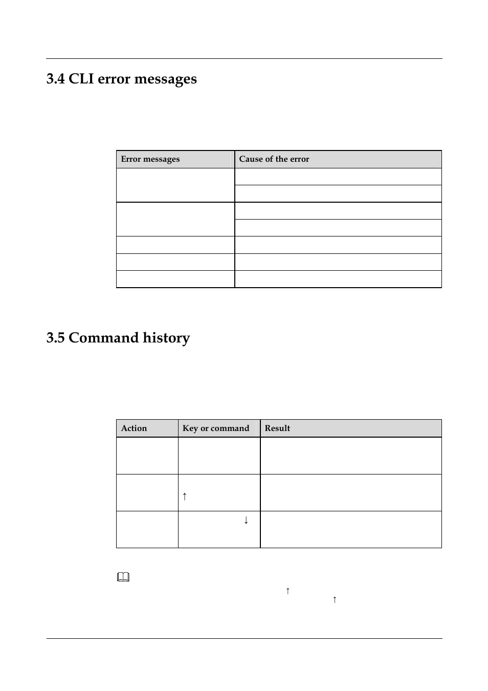 2 configuring the com, Line view, 3 cli online help | 4 cli error messages, 5 command history | Panasonic NN46240-501 User Manual | Page 71 / 237