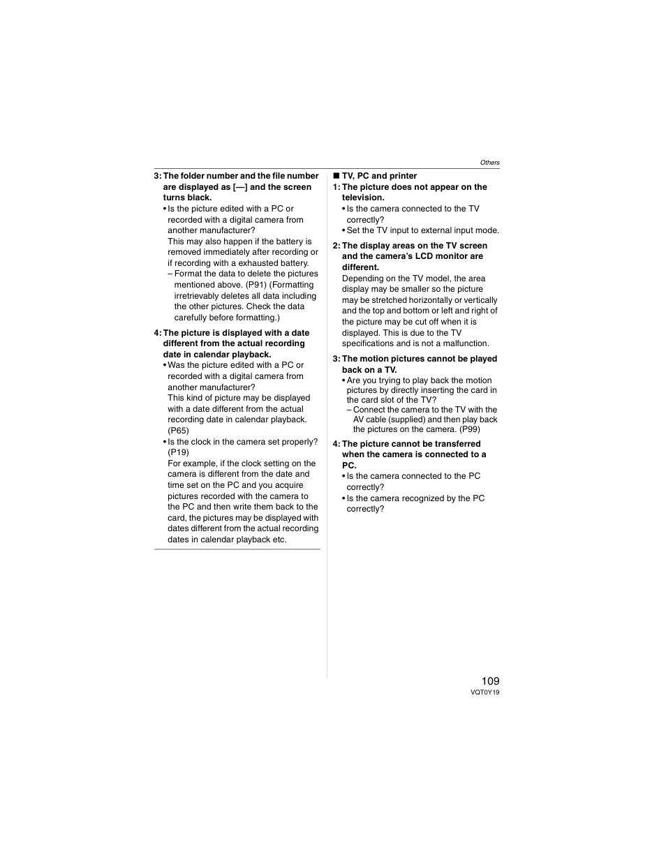 Panasonic DMC-FX50 User Manual | Page 109 / 128