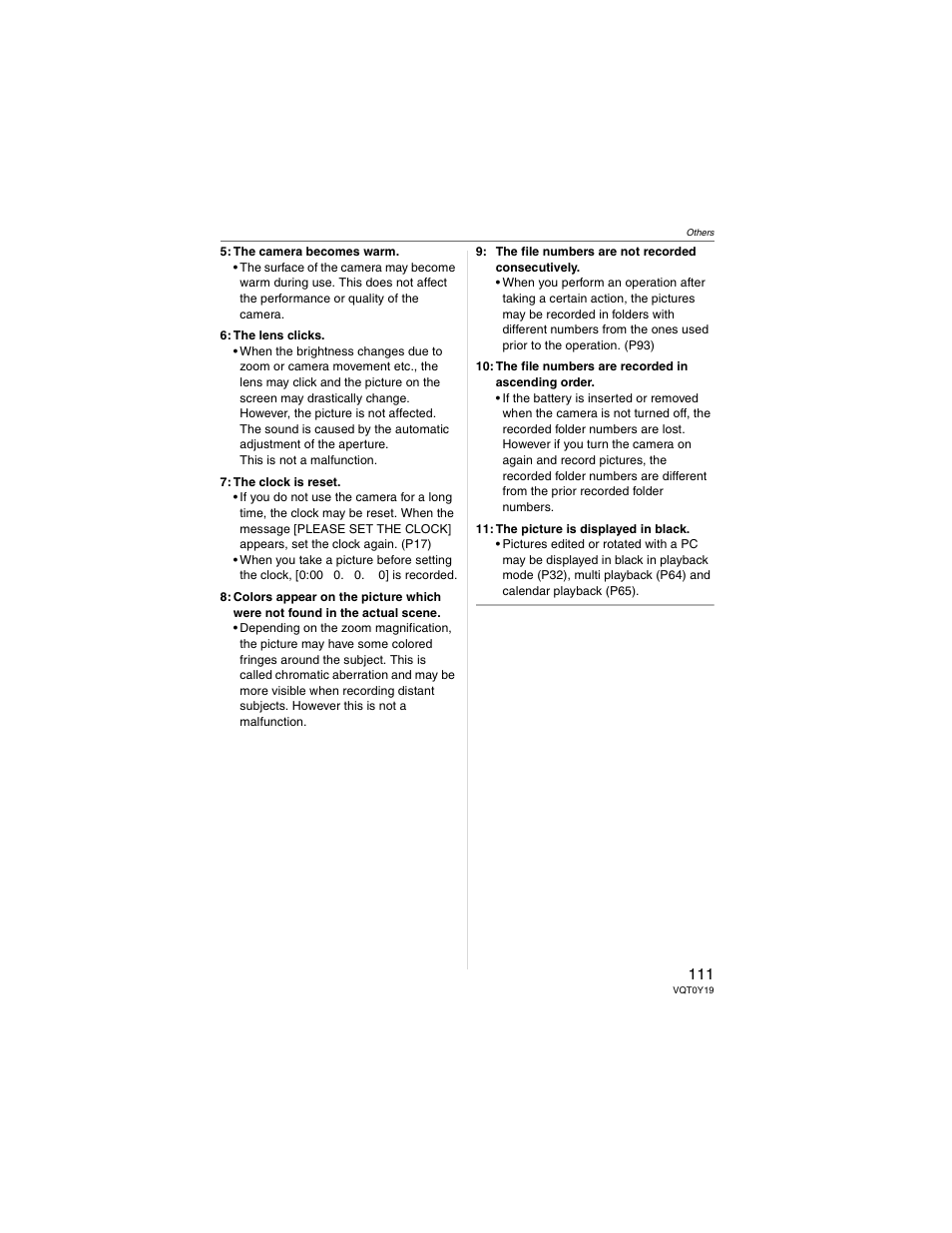 Panasonic DMC-FX50 User Manual | Page 111 / 128
