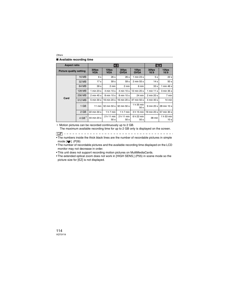 Panasonic DMC-FX50 User Manual | Page 114 / 128