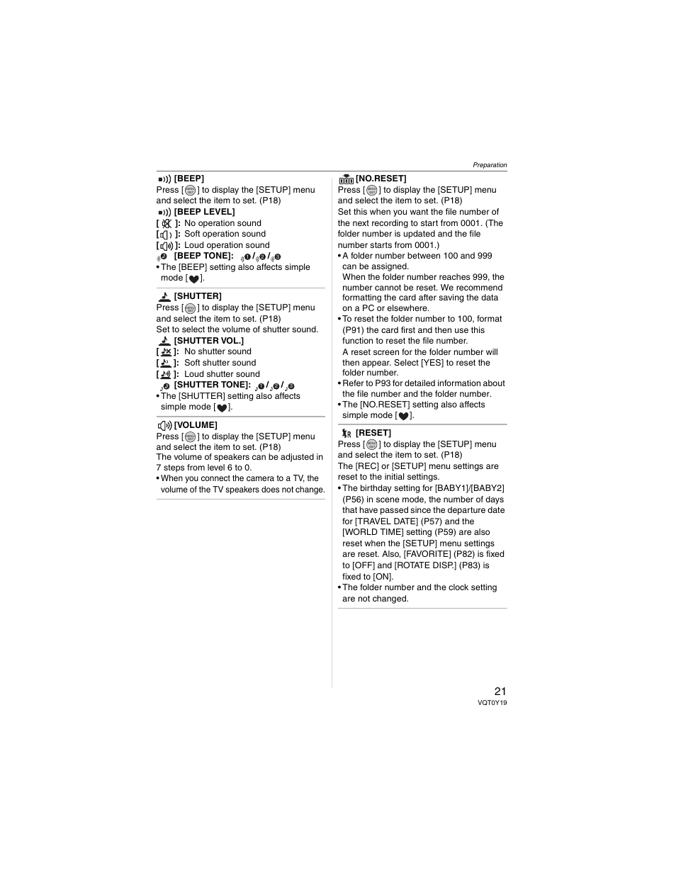Panasonic DMC-FX50 User Manual | Page 21 / 128