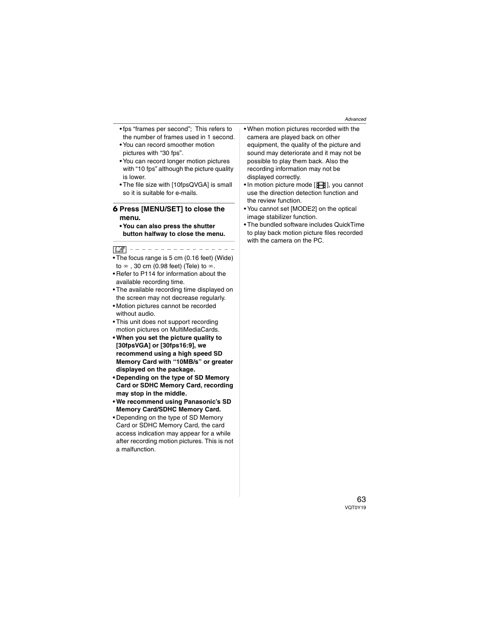 Panasonic DMC-FX50 User Manual | Page 63 / 128