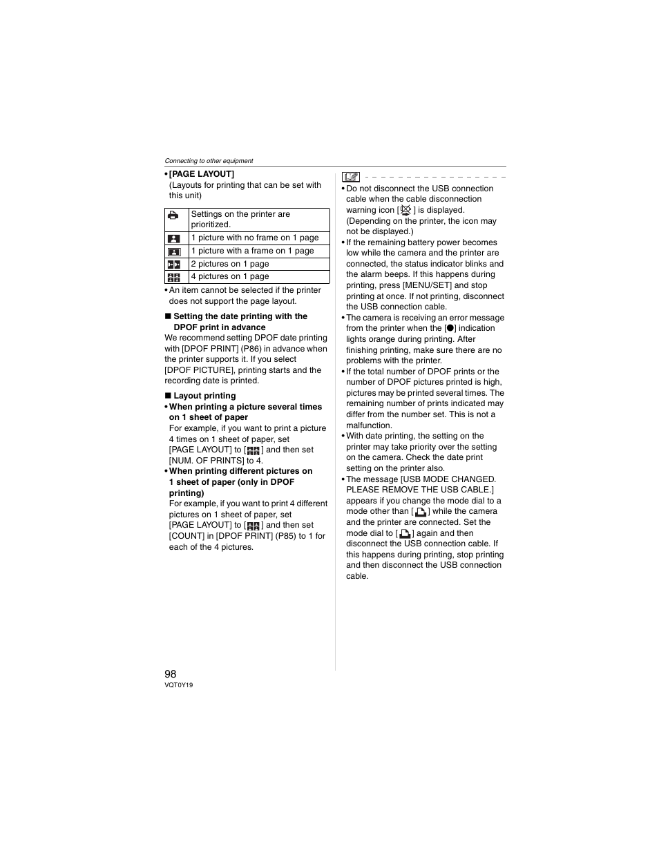 Panasonic DMC-FX50 User Manual | Page 98 / 128