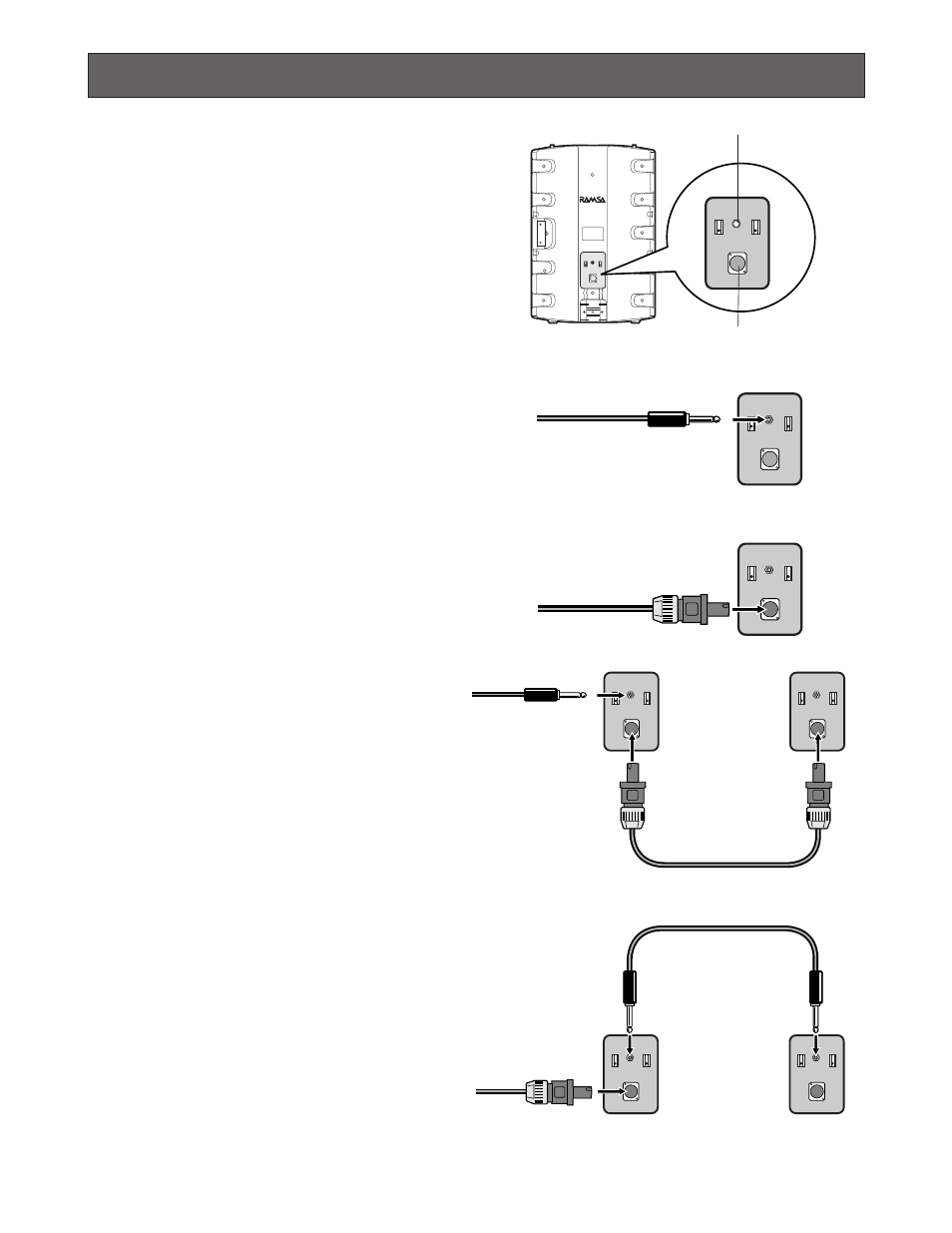 Connecting speaker cables | Panasonic WS-AT250 User Manual | Page 6 / 12