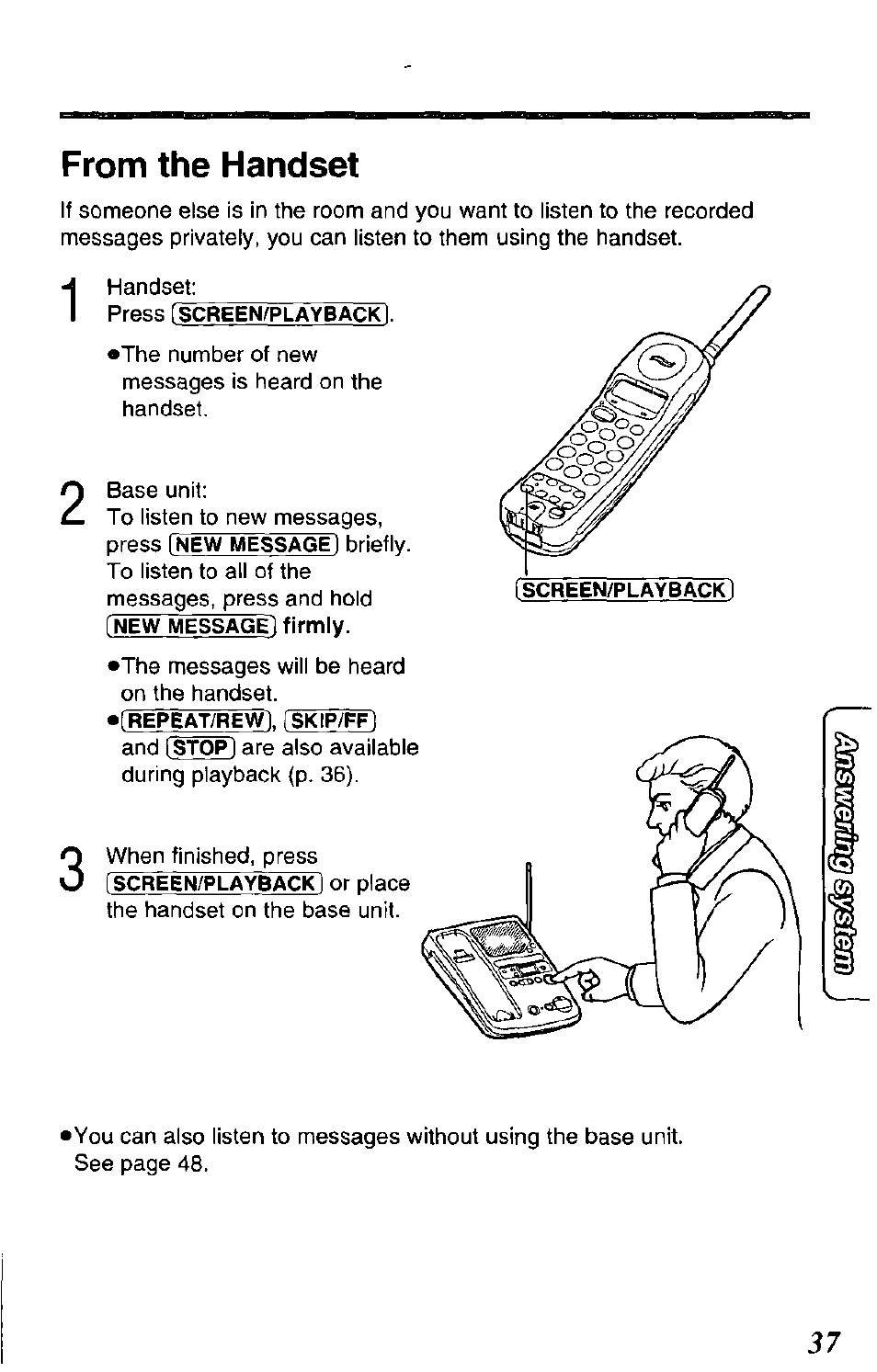 Panasonic KX-TCM943-B User Manual | Page 37 / 64