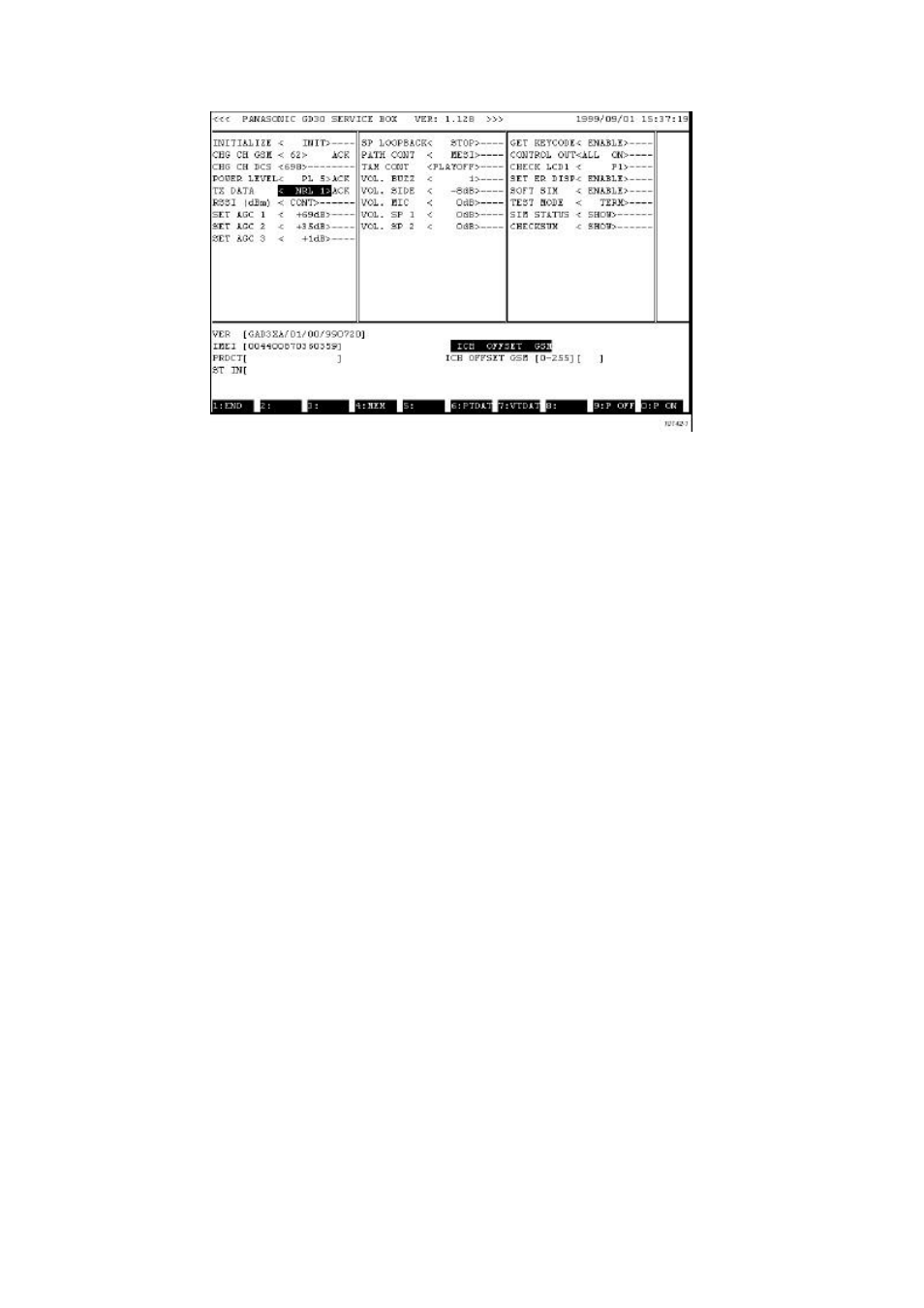I dec calibration, I inc calibration, Qch check | Q dec calibration | Panasonic EB-GD30 User Manual | Page 54 / 90