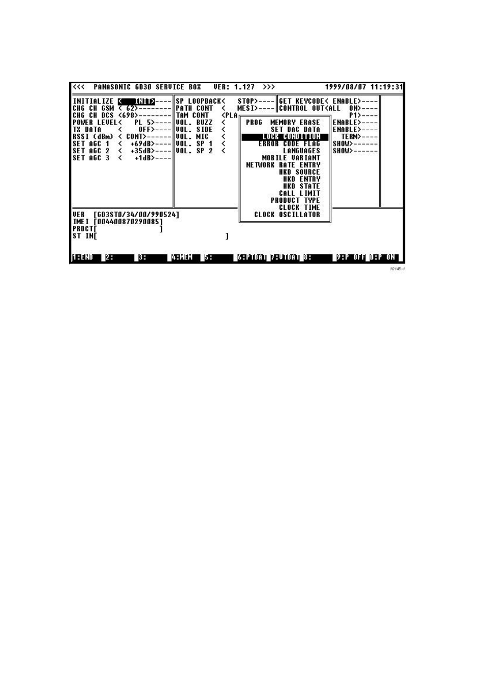 2 change current lock code | Panasonic EB-GD30 User Manual | Page 60 / 90