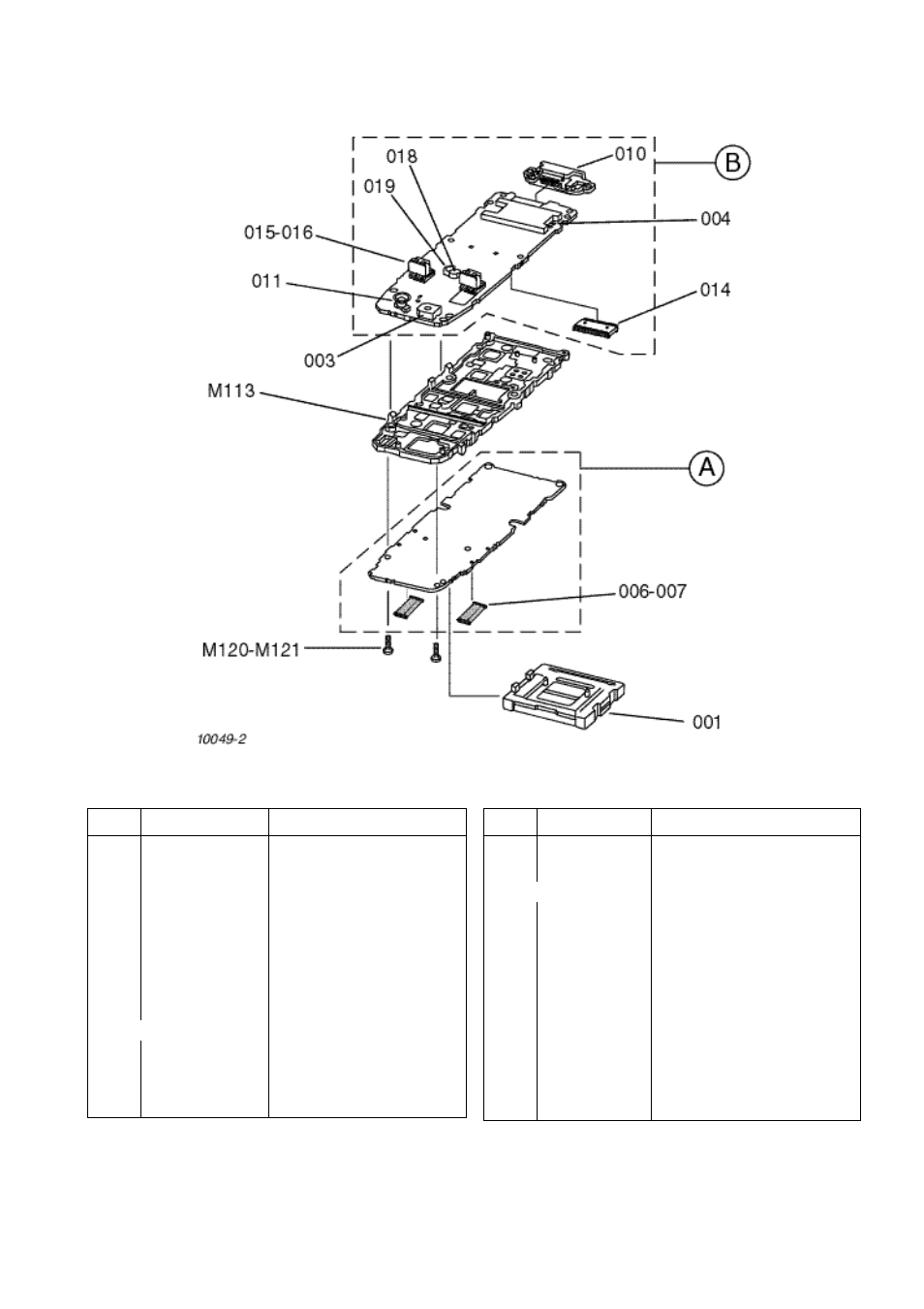Gd30/gd50 sub-assemblies | Panasonic EB-GD30 User Manual | Page 75 / 90