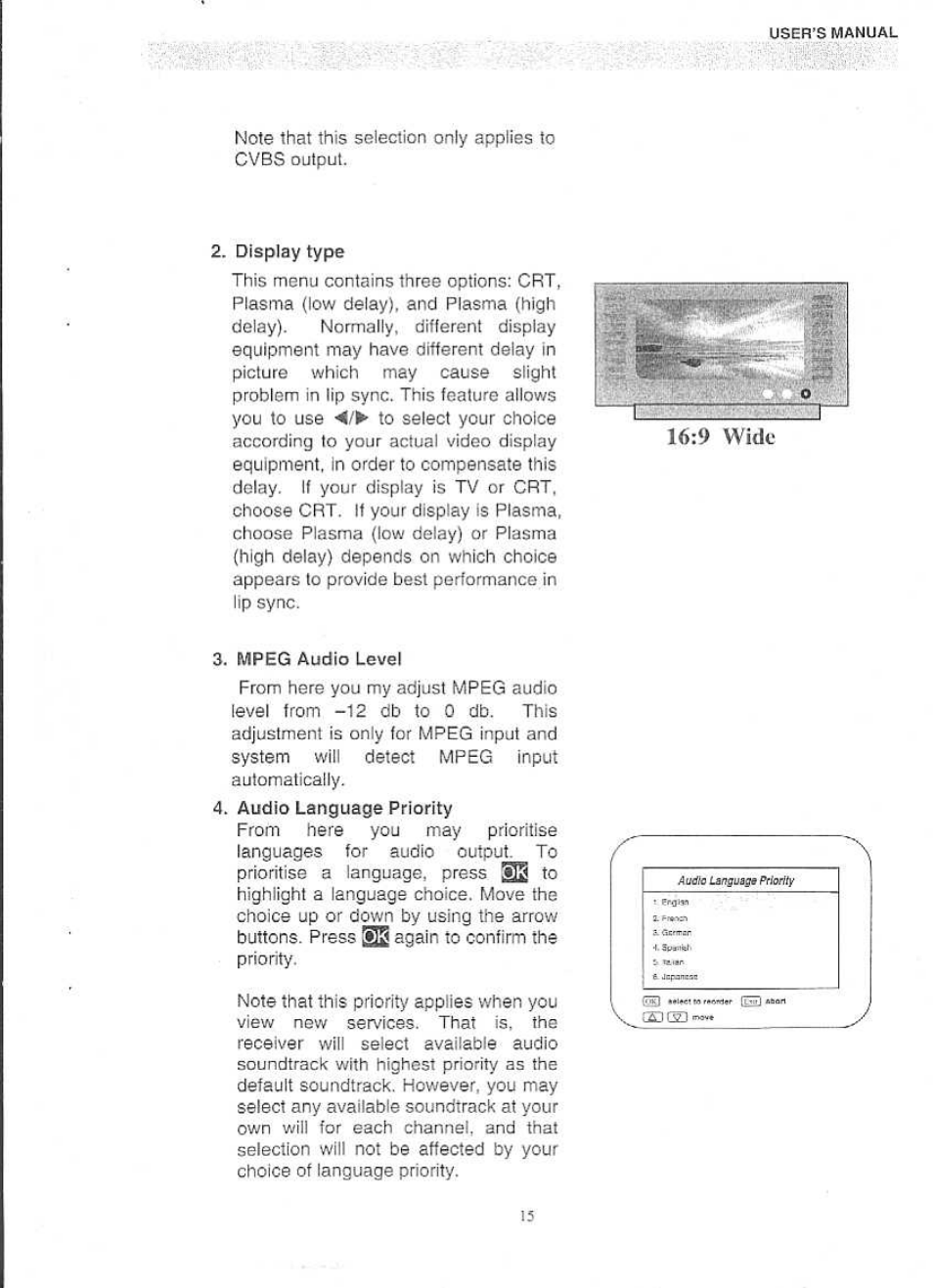 9 wide | Panasonic QTR 2140 User Manual | Page 16 / 22