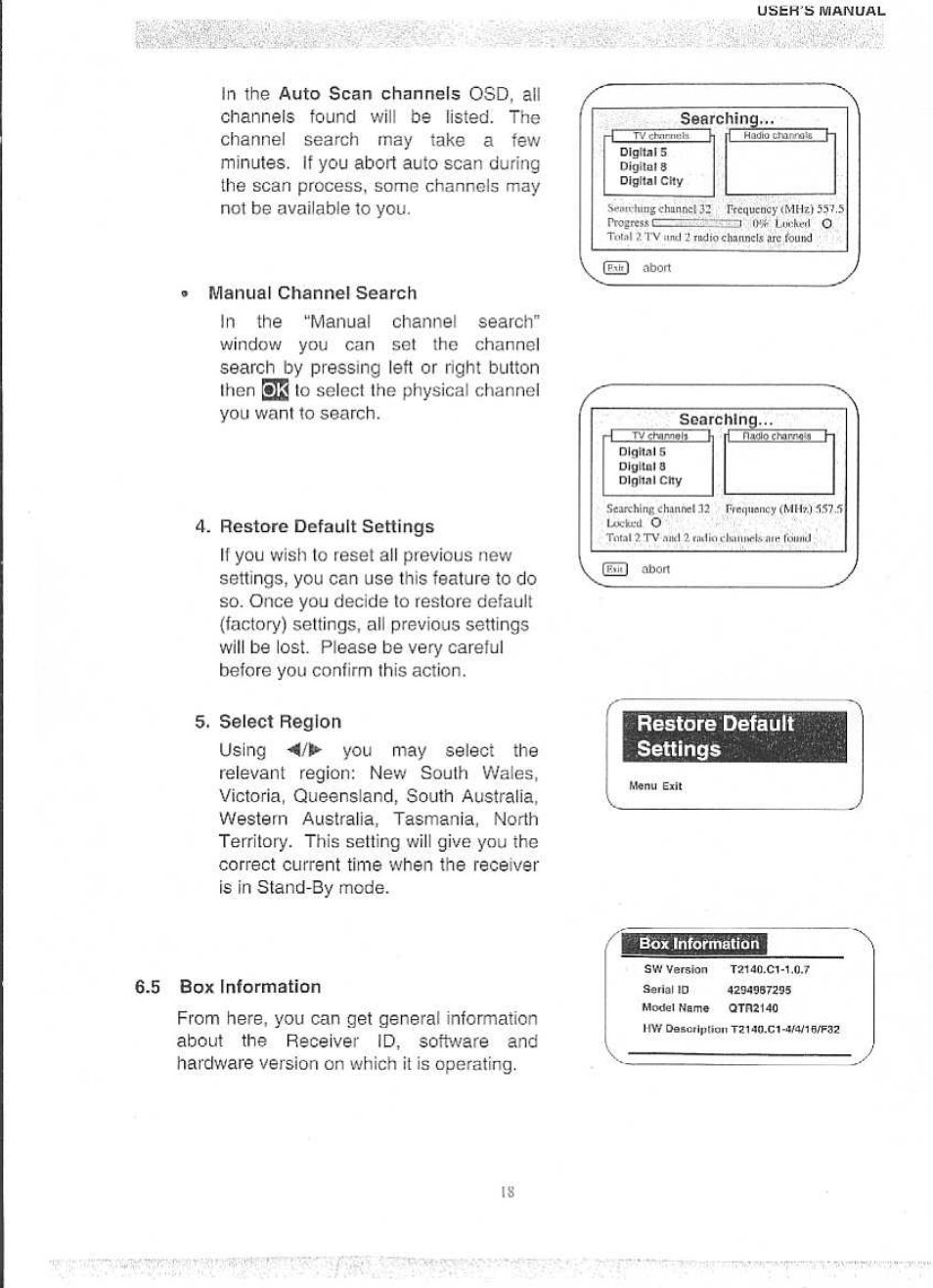 Panasonic QTR 2140 User Manual | Page 19 / 22