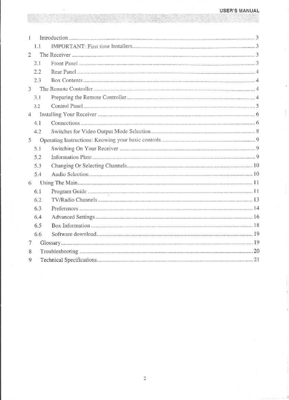 Panasonic QTR 2140 User Manual | Page 3 / 22
