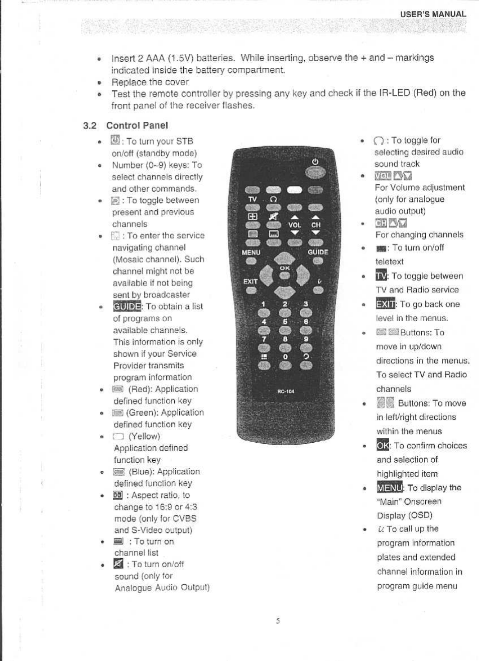 Panasonic QTR 2140 User Manual | Page 6 / 22