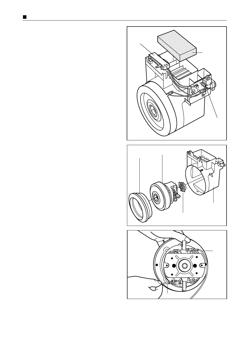 Remplacement of main parts | Panasonic MC-E761 User Manual | Page 11 / 18
