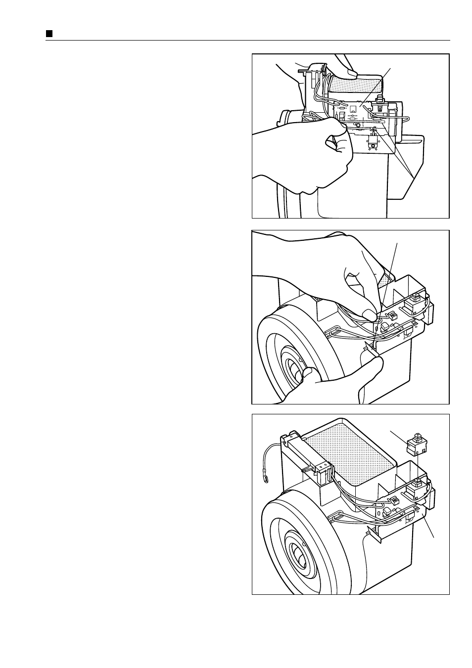 Replacement of main parts | Panasonic MC-E761 User Manual | Page 13 / 18