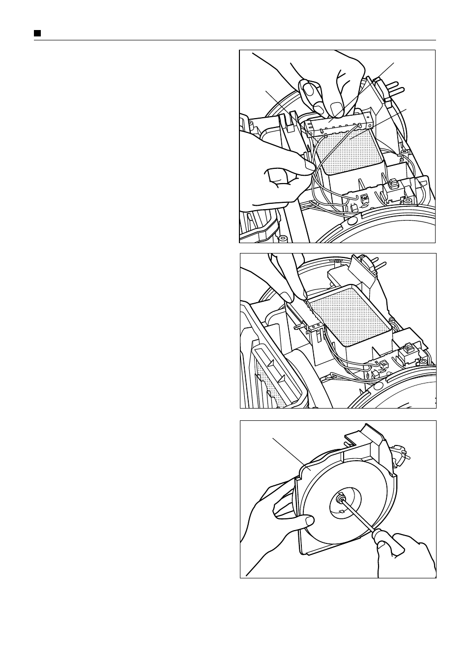 Replacement of main parts | Panasonic MC-E761 User Manual | Page 14 / 18