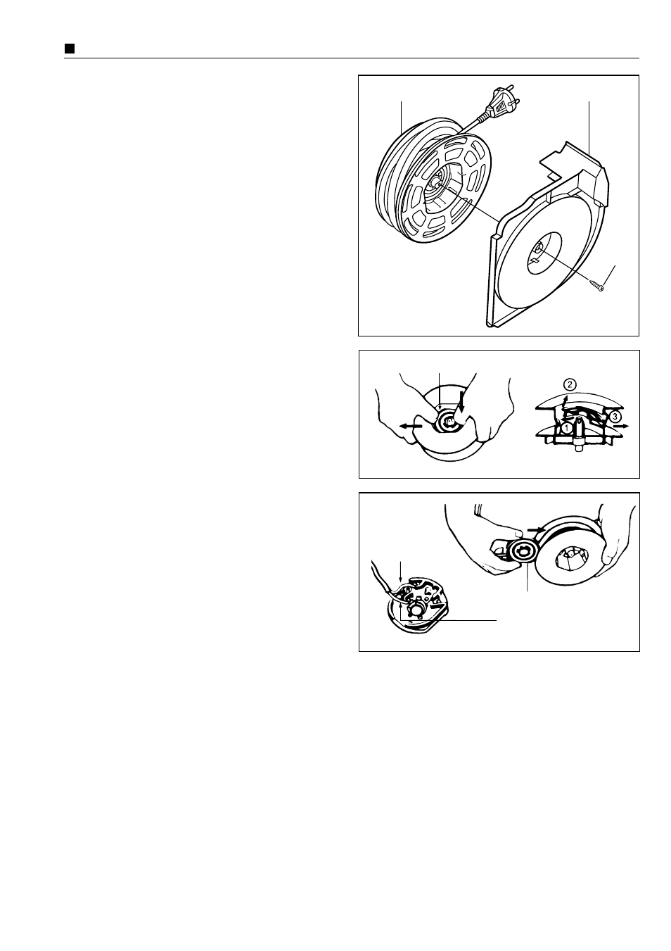 Replacement of main parts | Panasonic MC-E761 User Manual | Page 15 / 18