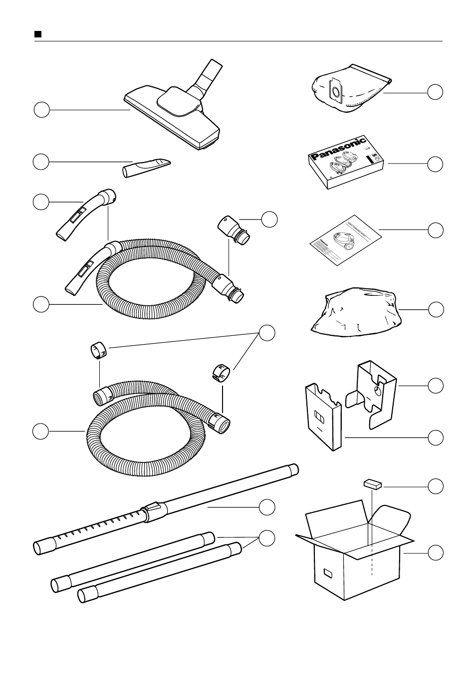 Exploded view | Panasonic MC-E761 User Manual | Page 6 / 18