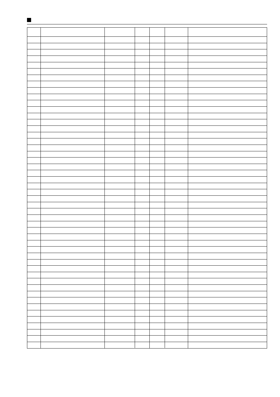 Spare parts list | Panasonic MC-E761 User Manual | Page 7 / 18