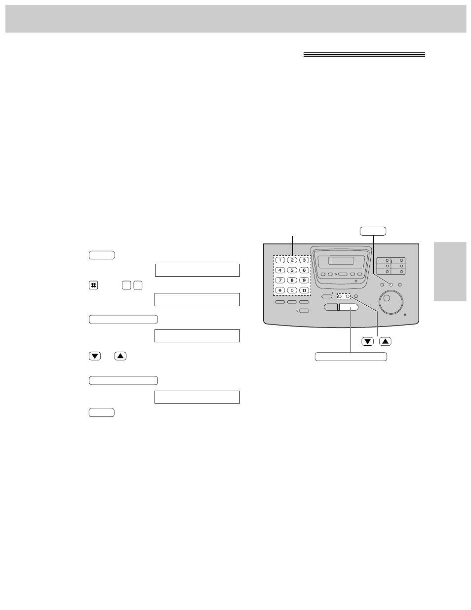 Ring count in the tad/fax mode, Options | Panasonic KX-FM280 User Manual | Page 103 / 172