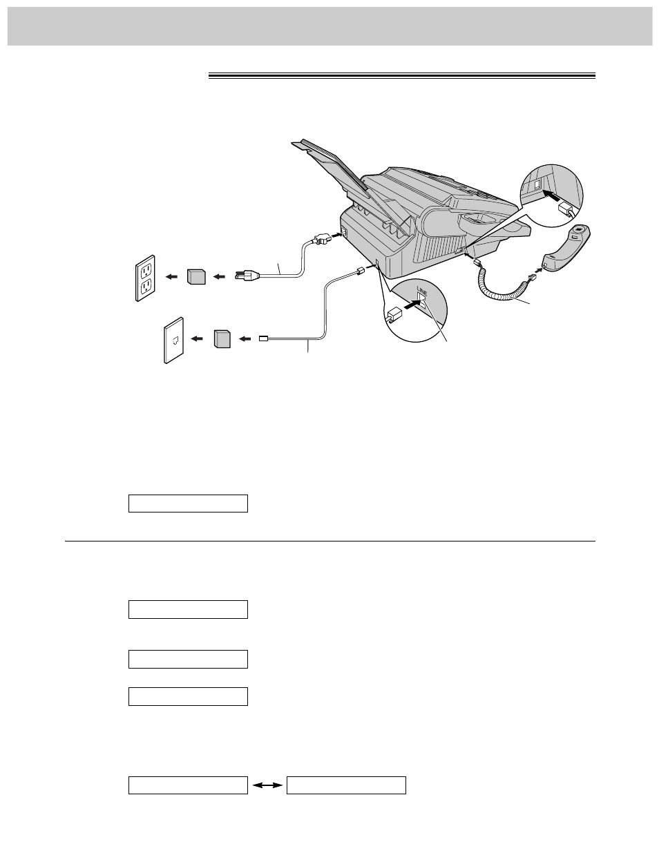 Setup connections, Automatic dialing mode setting | Panasonic KX-FM280 User Manual | Page 28 / 172