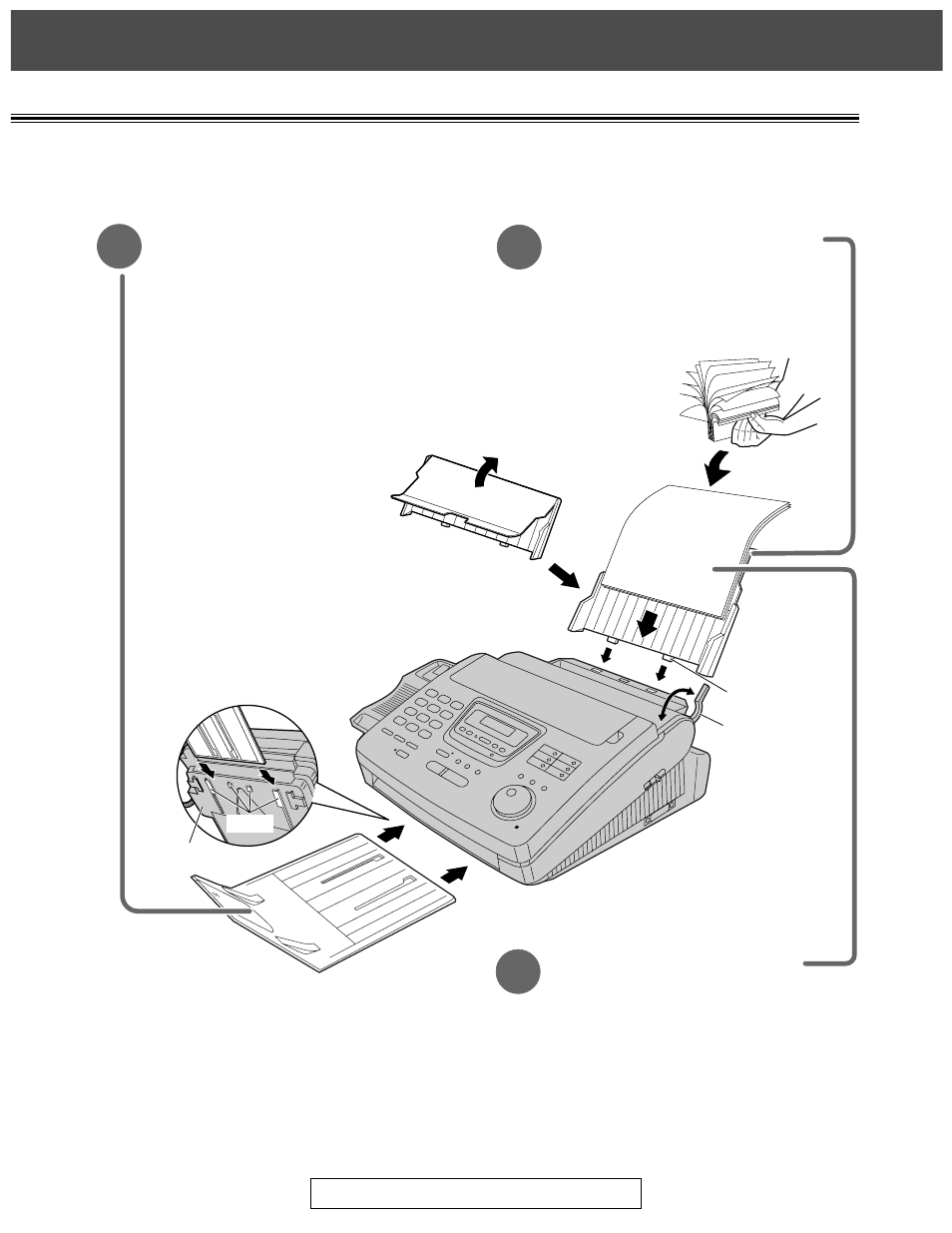 Quick start, Recording paper, Paper stacker | Paper tray | Panasonic KX-FM280 User Manual | Page 5 / 172