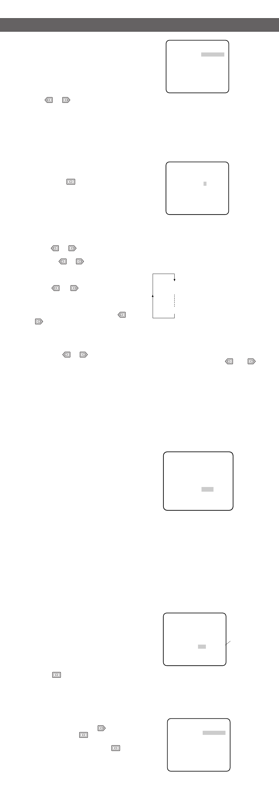 3. line-lock sync mode (ll), White balance setting (white bal), 1. auto-tracing white balance mode (atw) | Panasonic WV-CP474 User Manual | Page 9 / 12