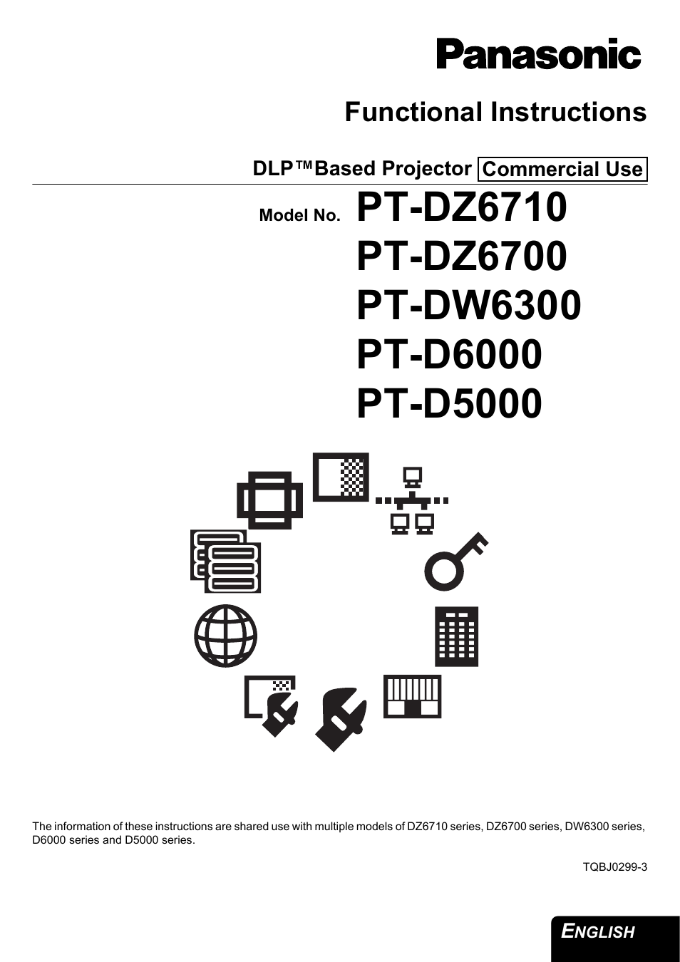 Panasonic PT-DZ6710 User Manual | 52 pages
