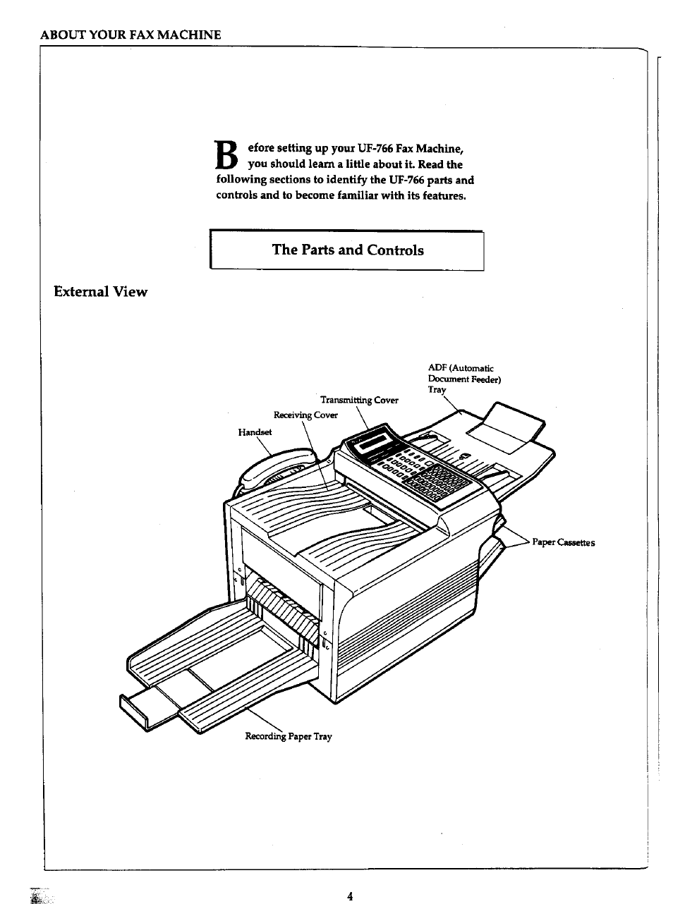 Panasonic Panafax UF-766 User Manual | Page 12 / 142