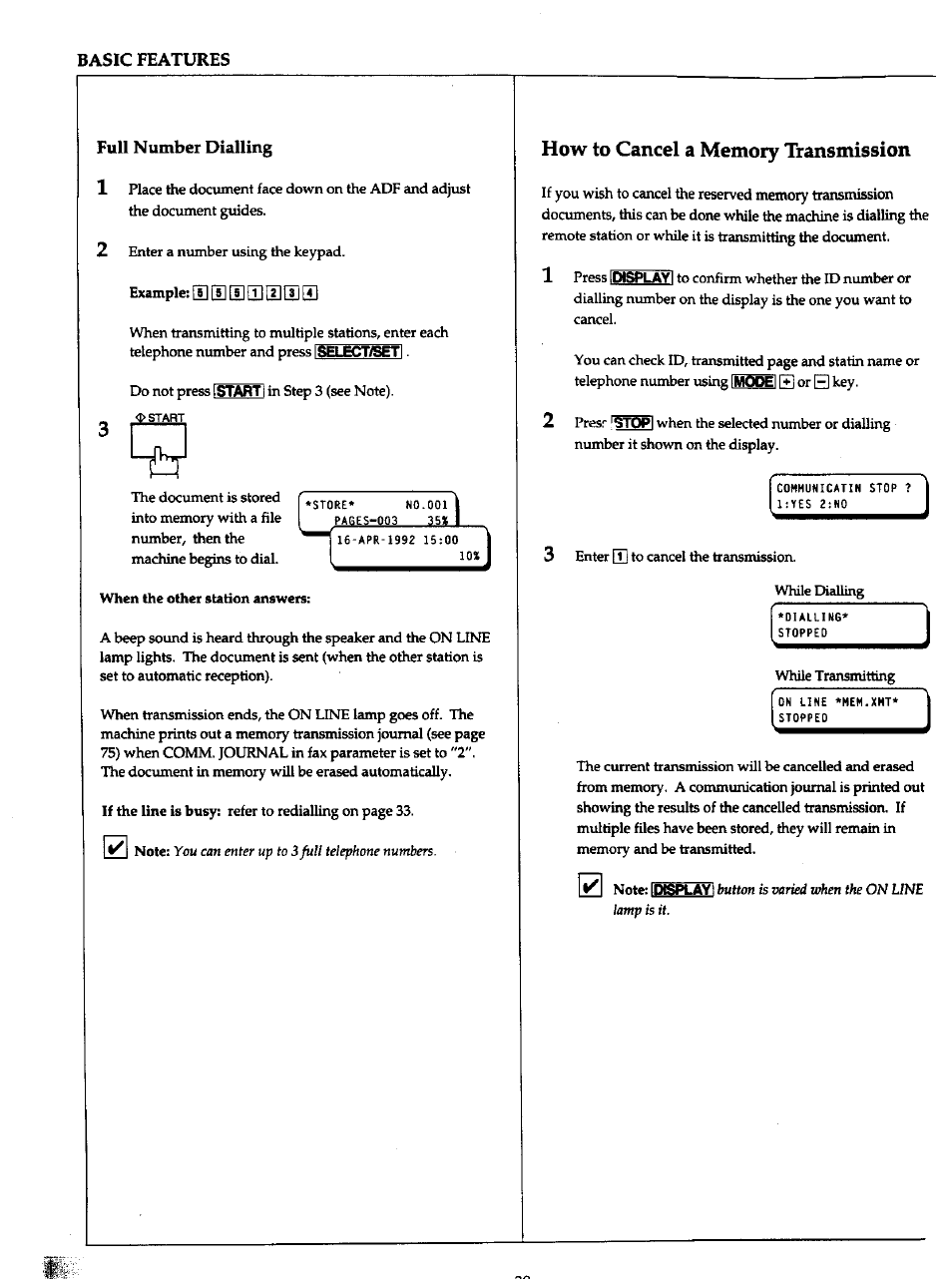 Panasonic Panafax UF-766 User Manual | Page 37 / 142