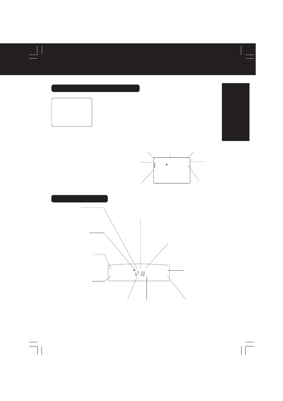 Displays, On screen & multi function), Initial setup (connection) | Multi function display on screen displays (vcr) | Panasonic PV-D4761 User Manual | Page 11 / 64