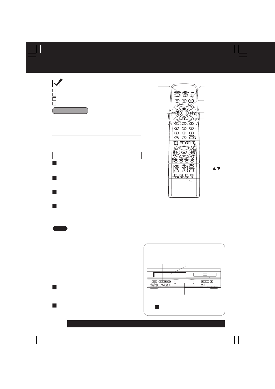 Playback/record on a tape, Playback/ record on a tape | Panasonic PV-D4761 User Manual | Page 20 / 64