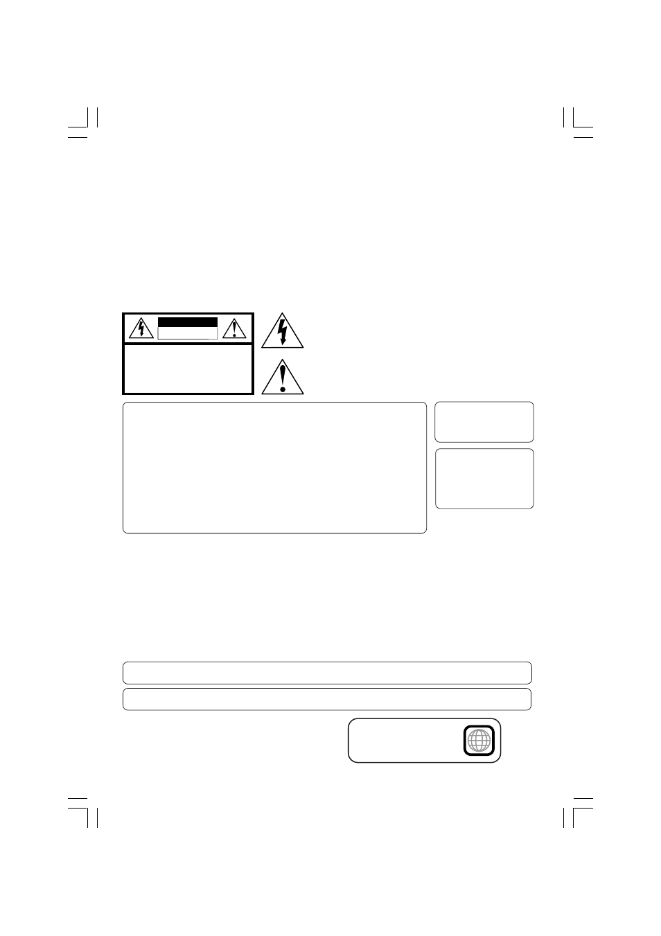 Safety precautions/mesures de sécurité | Panasonic PV-D4761 User Manual | Page 3 / 64
