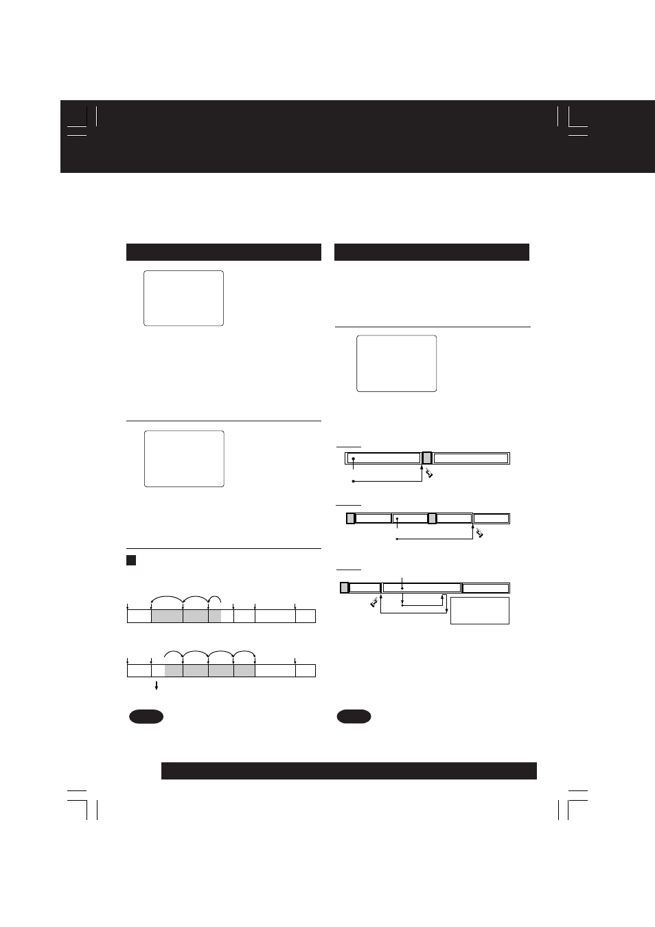 Tape operation (search system), Tape operation, Search system | Index search, Program end search | Panasonic PV-D4761 User Manual | Page 34 / 64