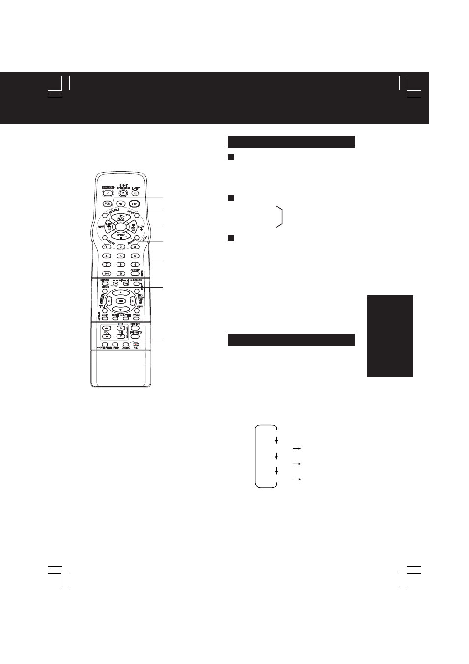 Vcr operation | Panasonic PV-D4761 User Manual | Page 35 / 64