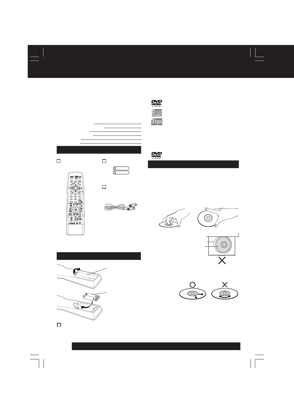 Before using | Panasonic PV-D4761 User Manual | Page 4 / 64