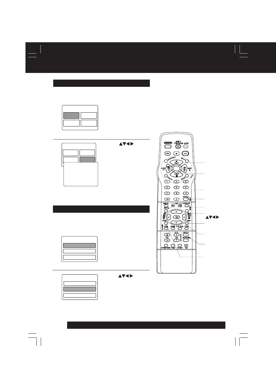 Disc operation, Continued), Title menu (dvd only) | Dvd menu (dvd only) | Panasonic PV-D4761 User Manual | Page 42 / 64