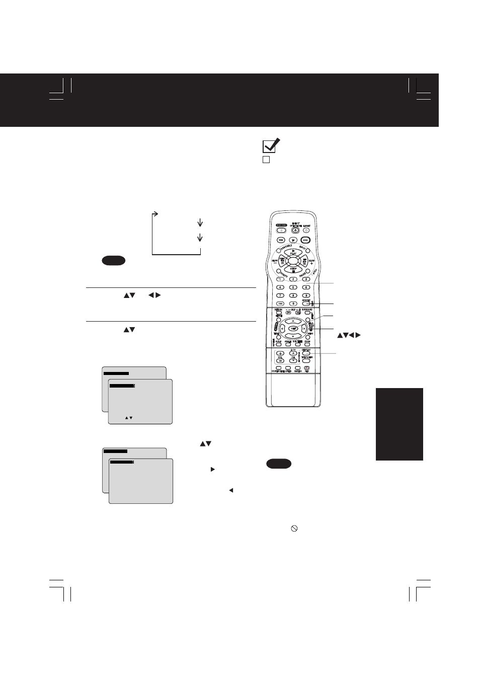 Dvd operation using on-screen displays, Dv d operation, An item | Panasonic PV-D4761 User Manual | Page 45 / 64