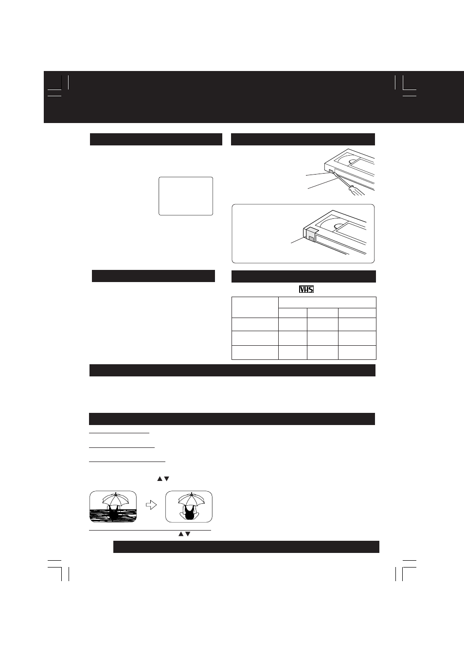 Deck & cassette information, Video head clog sensor, Head cleaning | Cleaning deck, Features for a quality picture (vcr), Built-in head cleaner | Panasonic PV-D4761 User Manual | Page 6 / 64