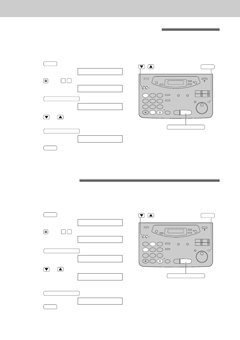 Options, Incoming message recording time, Message alert | Beeps when a voice message is received) | Panasonic KX-FP121AL User Manual | Page 110 / 140