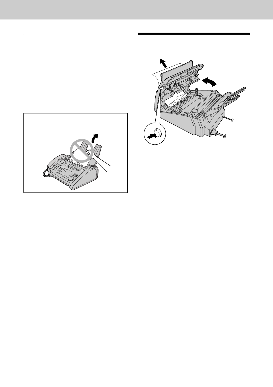 Jams sending document jams | Panasonic KX-FP121AL User Manual | Page 120 / 140